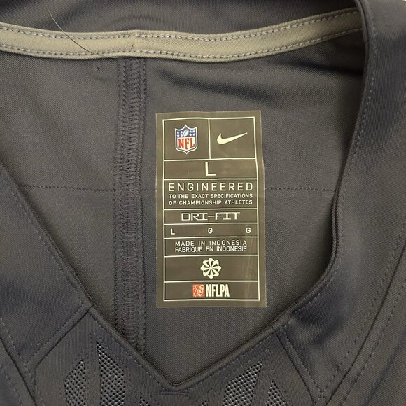 Nike Chicago Bears Football Jersey NFL Fields #1 Men's Size L - Large - NWT $175 - Picture 11 of 16